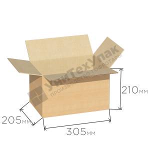 Гофрокороб 305*205*210 мм Т-22 (профиль B) бурый