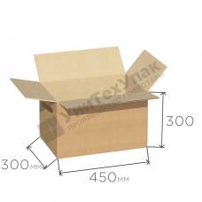 Картонная коробка 450*300*300 с ручками