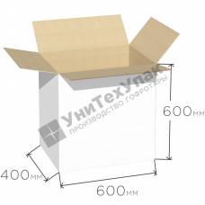 Гофрокороб 600*400*600 мм Т-24 белый